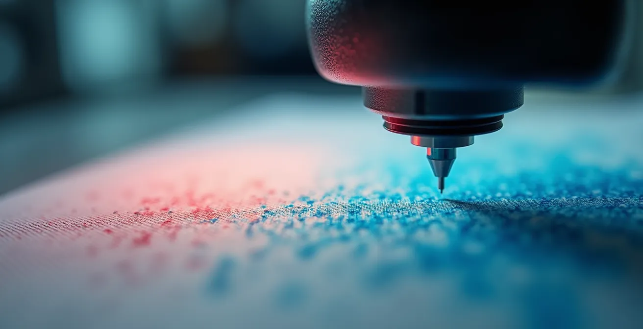 Inspection détaillée d'une impression avec outils de mesure professionnels